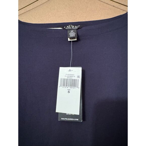 NWT Lauren Ralph Lauren Black Label 3/4 Tee - Picture 6 of 8